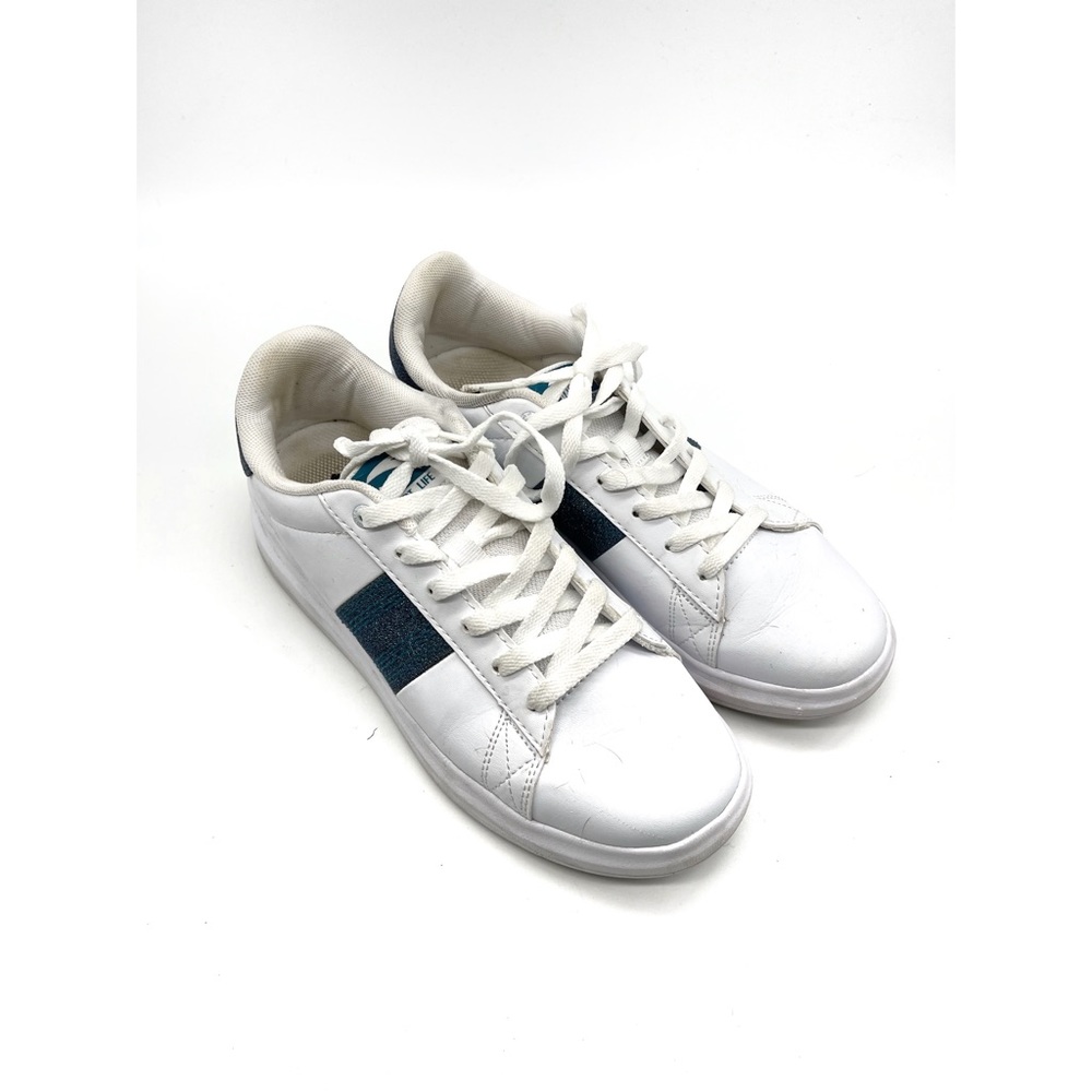 Anta sneakers White Womens US 7.5 Teal Glitter EUR 38.5 Street Style.